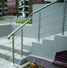 Поручень завязан, ригеля обрывные от ПерилаГлавСнаб Поручень завязан, ригеля обрывные