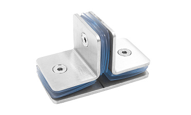 Коннектор для душевой кабины на 3 стекла шлифованный t727-2 SSS  купить в Перми