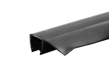 Уплотнитель для стекла 8 мм, непрозрачный черный, 90°, стекло-стекло 2200 мм t215-2 Bl-U купить в Перми Уплотнитель для стекла 8 мм, непрозрачный черный, 90°, стекло-стекло 2200 мм t215-2 Bl-U купить в Перми