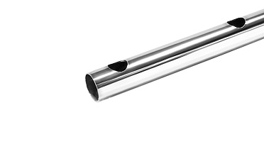 Труба AISI 304 25х1х6000, с перфорацией под  Ø12, 90°, GRIT 600 837-2 купить в Перми Труба AISI 304 25х1х6000, с перфорацией под  Ø12, 90°, GRIT 600 837-2 купить в Перми