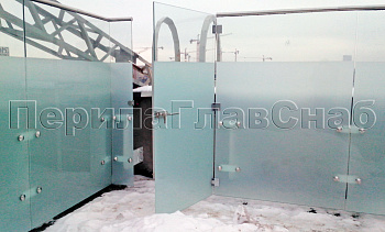 Пластинчатые одностворчатые калитки из нержавеющей стали со стеклом в Перми. Готовые проекты ПерилаГлавСнаб