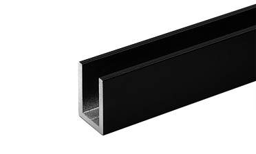 П-образный профиль 19x13, L=2200, алюминий ,черный t756 BL купить в Перми  П-образный профиль 19x13, L=2200, алюминий ,черный t756 BL купить в Перми
