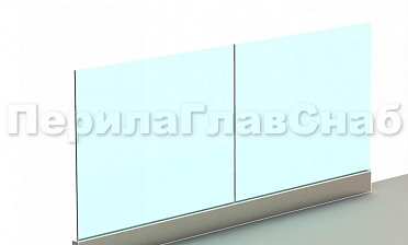 Ограждение без поручня на профиле купить в Перми