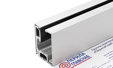 Профиль алюминиевый зажимной для стекла 8-12 мм, АНОД с отверстием, длина 3 м т40-7 AL купить в Перми