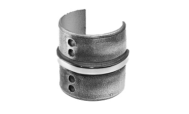 Соединитель с пазом на трубу Ø48.3 мм, полированный (AISI 304) k236 купить в Перми