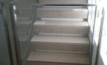 Зажимные одностворчатые калитки из нержавеющей стали со стеклом в Перми. Готовые проекты ПерилаГлавСнаб