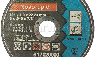 Отрезной круг 125х22х1 Метабо Ф-0971 купить в Перми