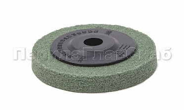 (Расходн.) круг абразивный из нетканого материала 100х12 мм, Grit 240-280 (на тарелке), зеленый k424-3 купить в Перми