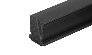 Подставка для стекла в профиль т40, материал ТЭП, цвет черный т40-05 купить в Перми