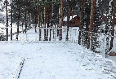 Хромированные перила купить в Перми Хромированные перила купить в Перми
