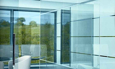 Стеклянные офисные перегородки на алюминиевом профиле купить в Перми