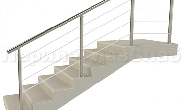 Заполнение из 4х тросиков (тросик в оболочке) для крыльца купить в Перми