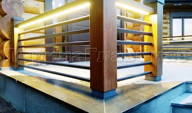 Балконы в частный дом  «Madison Park» в Перми. Готовые проекты ПерилаГлавСнаб Балконы в частный дом  «Madison Park» в Перми. Готовые проекты ПерилаГлавСнаб