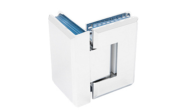 Петля для душевой кабины стекло-стекло 90° 90х55 мм полированный  t304 PSS купить в Перми