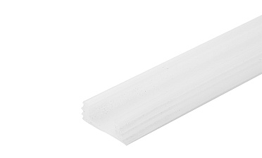 Рассеиватель света для трубы с пазом 24х24, плоский (хлыст 3 метра) k777-3 купить в Перми