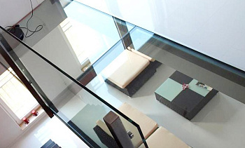 Сверхлегкое стеклянное перекрытие в Перми. Готовые проекты ПерилаГлавСнаб