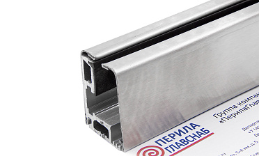 Комплект зажимного профиля для стекла 8-12 мм, шлифованный, L=3000 мм т40-2 SSS  купить в Перми