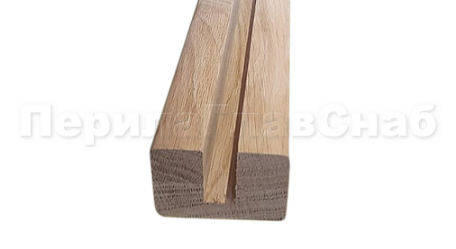 Поручень Дуб профильный  в Перми. Комплектующие для лестничных ограждений и перил ПерилаГлавСнаб Поручень Дуб профильный  в Перми. Комплектующие для лестничных ограждений и перил ПерилаГлавСнаб