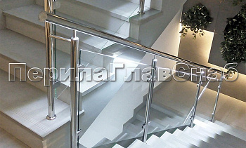 Перила с LED-подсветкой в Перми. Готовые проекты ПерилаГлавСнаб Перила с LED-подсветкой в Перми. Готовые проекты ПерилаГлавСнаб