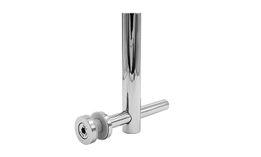 Спайдерный стеклодержатель для стекла 10 мм (5+5 мм), регулируемый, полированный (AISI 304) k213 купить в Перми