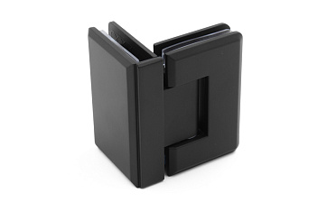 Петля для душевой стекло-стекло 90х55 мм, 90°, цинк, черный t304 BZn купить в Перми Петля для душевой стекло-стекло 90х55 мм, 90°, цинк, черный t304 BZn купить в Перми