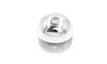 Заглушка литая сферическая на трубу Ø42.4х1.5 мм (AISI 304) полированная k272  купить в Перми Заглушка литая сферическая на трубу Ø42.4х1.5 мм (AISI 304) полированная k272  купить в Перми