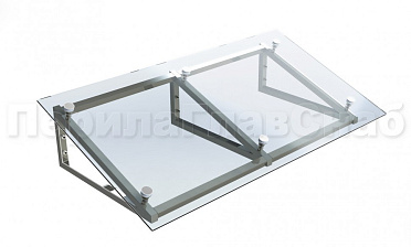 Козырек на треугольном скате на спайдерах купить в Перми