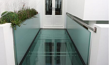 Двойное усиленное стеклянное перекрытие в Перми. Готовые проекты ПерилаГлавСнаб