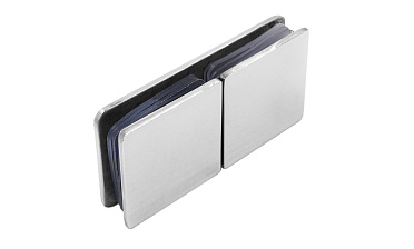 Коннектор для душевой кабины стекло-стекло 180° 45х45 мм латунь-хром, полированный 64 t724 PC купить в Перми