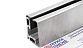 Профиль шлифованный зажимной для стекла 8-12 мм, С ОТВЕРСТИЯМИ, длина 3 м т40-6 SSS
