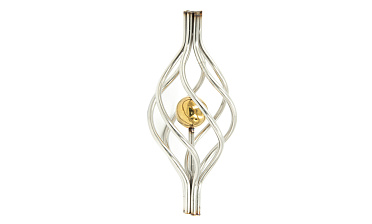 Декоративная вставка (корзинка) для стойки Ø25 мм, с золотым шаром k388-2 купить в Перми