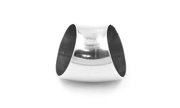 Отвод поручня под сварку Ø38.1х100/2х1.35 мм, 45°, полированный 400 Grit, (AISI 304) k095-45 купить в Перми Отвод поручня под сварку Ø38.1х100/2х1.35 мм, 45°, полированный 400 Grit, (AISI 304) k095-45 купить в Перми