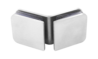 Коннектор для душевой кабины стекло-стекло 135° 45х45 мм шлифованный t726-2 SSS  купить в Перми