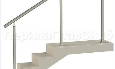 Нержавеющие ограждения без ригелей с квадратными стойками купить в Перми