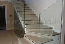 Ограждения лестничных маршей в Перми. Готовые проекты ПерилаГлавСнаб - фото 9