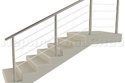 Тросовые ограждения в Перми. Готовые проекты ПерилаГлавСнаб - фото 1