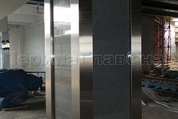 Облицовка колонн нержавеющей сталью в Перми. Готовые проекты ПерилаГлавСнаб - фото 9