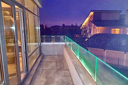 Стеклянные перила для балконов в Перми. Готовые проекты ПерилаГлавСнаб - фото 22