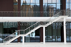 Ограждения из нержавейки со стеклом в Перми. Готовые проекты ПерилаГлавСнаб - фото 4 Ограждения из нержавейки со стеклом в Перми. Готовые проекты ПерилаГлавСнаб - фото 4