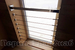 Ограждение на окна из нержавеющей стали в Перми. Готовые проекты ПерилаГлавСнаб - фото 16