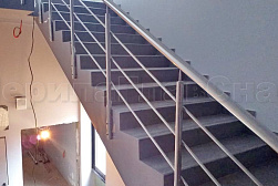 Ограждения из нержавеющей стали с тремя ригелями в Перми. Готовые проекты ПерилаГлавСнаб - фото 8