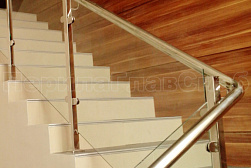 Ограждения из нержавейки со стеклом в Перми. Готовые проекты ПерилаГлавСнаб - фото 23 Ограждения из нержавейки со стеклом в Перми. Готовые проекты ПерилаГлавСнаб - фото 23