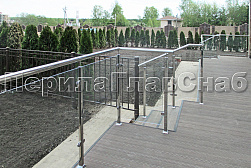 Стеклянные ограждения для улицы в Перми. Готовые проекты ПерилаГлавСнаб - фото 14