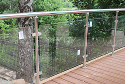 Перила и ограждения для террас в Перми. Готовые проекты ПерилаГлавСнаб - фото 23