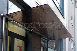 Стеклянные козырьки на вантах в Перми. Готовые проекты ПерилаГлавСнаб - фото 31