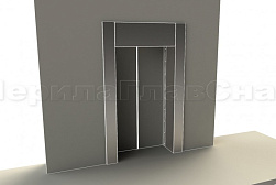 Облицовка лифтовых порталов из нержавеющей стали в Перми. Готовые проекты ПерилаГлавСнаб - фото 2