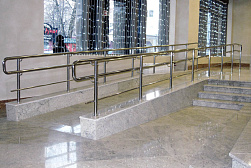 Поручни для инвалидов из нержавеющей стали в Перми. Готовые проекты ПерилаГлавСнаб - фото 13