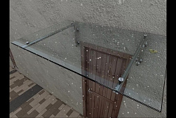 Консольные козырьки и навесы в Перми. Готовые проекты ПерилаГлавСнаб - фото 12