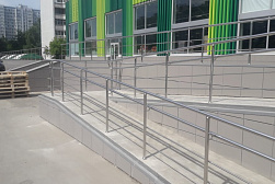 Поручни для инвалидов из нержавеющей стали в Перми. Готовые проекты ПерилаГлавСнаб - фото 1