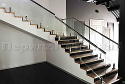 Стеклянные перила для колодезных лестниц в Перми. Готовые проекты ПерилаГлавСнаб - фото 1 Стеклянные перила для колодезных лестниц в Перми. Готовые проекты ПерилаГлавСнаб - фото 1